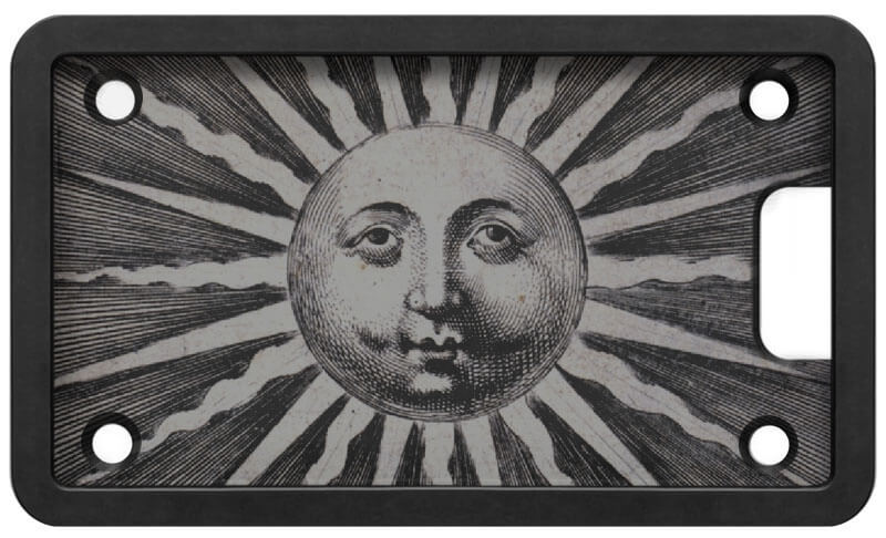 PLATEPULLER Engraved Sun